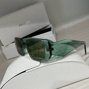Brand New and Authentic Prada 17w Green Sunglasses